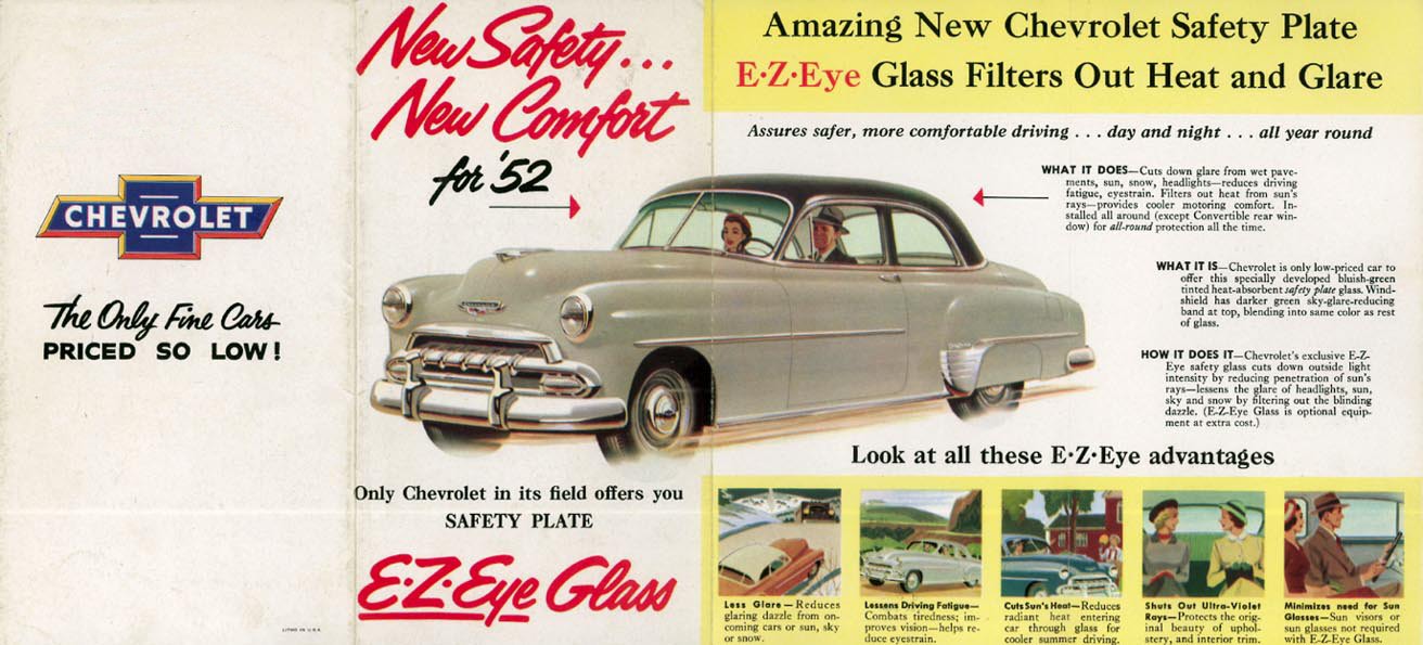 1952 Chevrolet Foldout Page 1